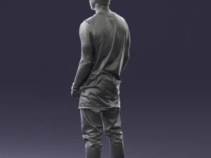 000520 Tattooed Street Man Urban Male Character 3D Model