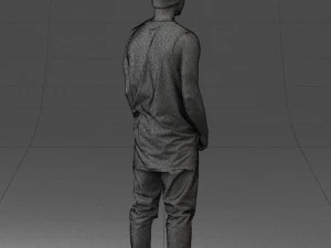 000520 Tattooed Street Man Urban Male Character 3D Model