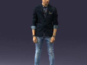 man in pose 0191 3D Model