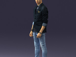 man in pose 0191 3D Model