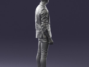 man in pose 0191 3D Model