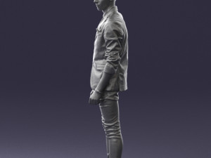 man in pose 0191 3D Model