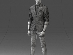 man in pose 0191 3D Model