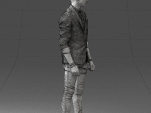 man in pose 0191 3D Model