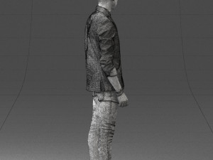 man in pose 0191 3D Model