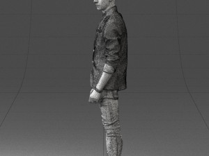 man in pose 0191 3D Model