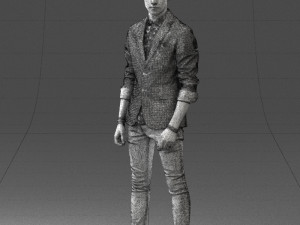 man in pose 0191 3D Model