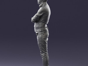man in pose 0198 3d print ready Modello di stampa 3D