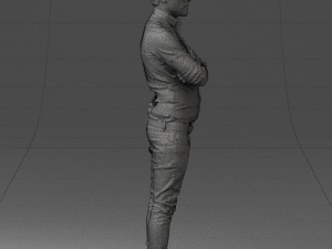 man in pose 0198 3d print ready Modello di stampa 3D