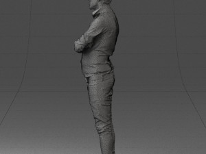 man in pose 0198 3d print ready Modello di stampa 3D
