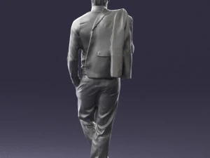 man in pose 0200 3D Model