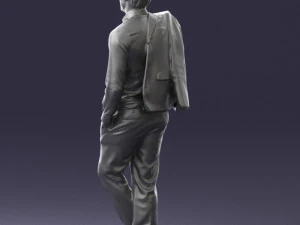 man in pose 0200 3D Model