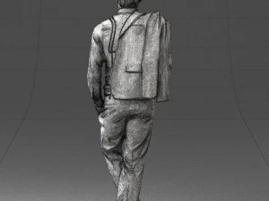 man in pose 0200 3D Model