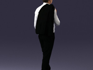 man in pose 0200 3d print ready 3D Druckmodell