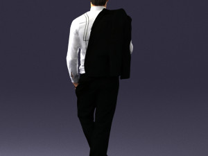 man in pose 0200 3d print ready 3D Druckmodell