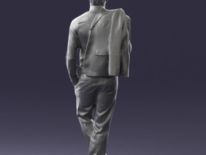 man in pose 0200 3d print ready 3D Druckmodell