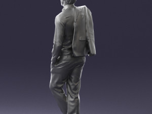 man in pose 0200 3d print ready 3D Druckmodell