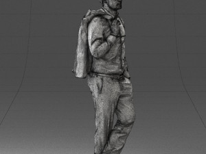 man in pose 0200 3d print ready 3D Druckmodell