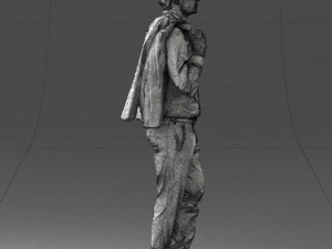 man in pose 0200 3d print ready 3D Druckmodell