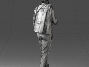 man in pose 0200 3d print ready 3D Druckmodell