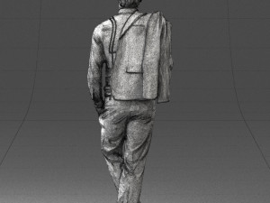 man in pose 0200 3d print ready 3D Druckmodell