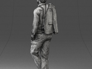 man in pose 0200 3d print ready 3D Druckmodell