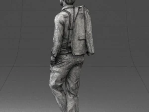 000536 Stylish Man with Sunglasses Fashion Male Character 3d print ready 3D Print Model