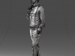 man in pose 0200 3d print ready 3D Druckmodell