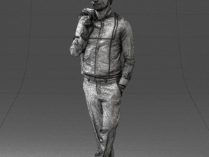 man in pose 0200 3d print ready 3D Druckmodell