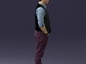 man in pose 0203 Modelo 3D