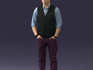man in pose 0203 Modelo 3D