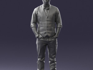 man in pose 0203 Modelo 3D
