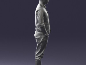 man in pose 0203 Modelo 3D