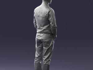 man in pose 0203 Modelo 3D