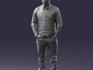 man in pose 0203 Modelo 3D