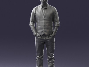 man in pose 0203 Modelo 3D