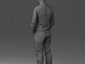000539 Smart Casual Man with Vest Modern Male Character 3D Model