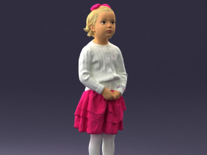 girl in pose 0166 3d print ready 3D-Druckmodell