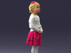 girl in pose 0166 3d print ready 3D-Druckmodell