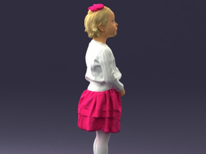 girl in pose 0166 3d print ready 3D-Druckmodell