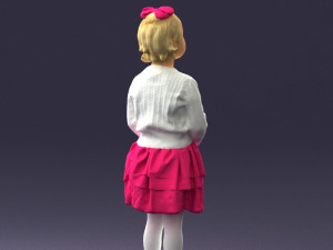 girl in pose 0166 3d print ready 3D-Druckmodell