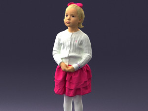 girl in pose 0166 3d print ready 3D-Druckmodell