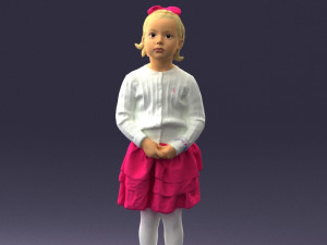 girl in pose 0166 3d print ready 3D-Druckmodell
