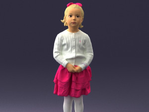 girl in pose 0166 3d print ready 3D-Druckmodell