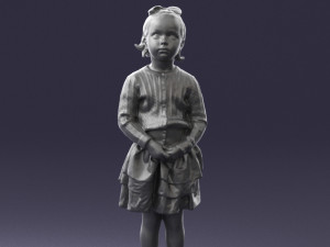 girl in pose 0166 3d print ready 3D-Druckmodell