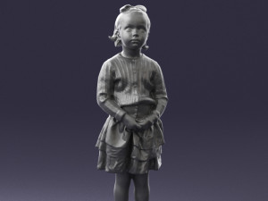 girl in pose 0166 3d print ready 3D-Druckmodell