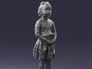 girl in pose 0166 3d print ready 3D-Druckmodell