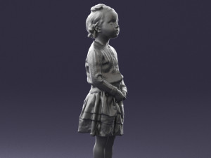 girl in pose 0166 3d print ready 3D-Druckmodell