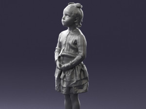 girl in pose 0166 3d print ready 3D-Druckmodell