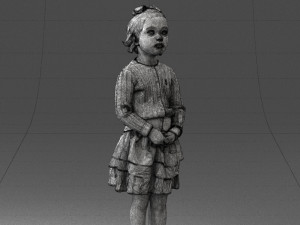 girl in pose 0166 3d print ready 3D-Druckmodell